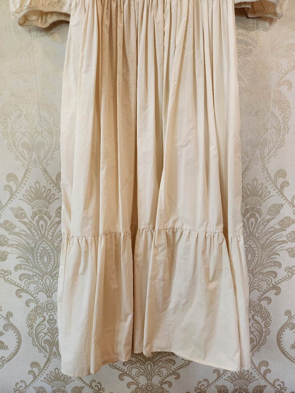 A Bronze Age Serenity Puff Dress Parchment - Picture 5 of 10